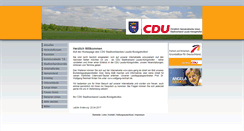 Desktop Screenshot of cdu-lauda-kgh.de